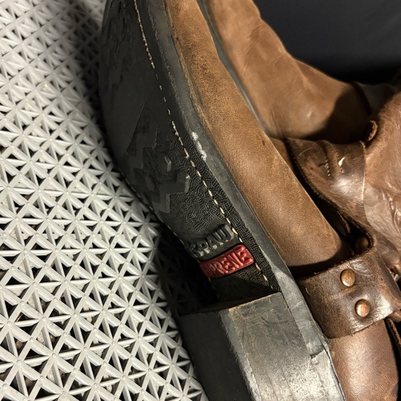 Women’s Leather Biker Boots - Made in USA - Picture 5 of 6